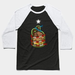 Pitorro Puerto Rico Xmas Lights Baseball T-Shirt